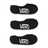 VANS Mens 3pk No Show Socks Invisible Skateboard Sox Sports - Black