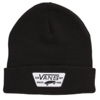 VANS Milford Beanie Warm Winter Knit Hat Ski Cap - Black