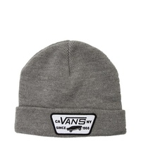 VANS Milford Beanie Warm Winter Knit Hat Ski Cap - Heather Grey