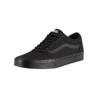 Vans Men's Ward Low Top Skater Sneakers - Black/Black