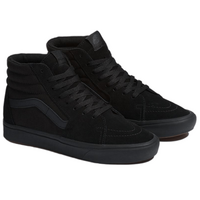 Vans Mens High Top Comfy Cush Sk8-Hi Shoes Boots Sneakers Casual - Black/Black