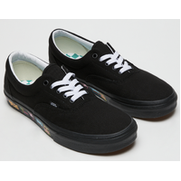 Vans Mens Era Market Canvas Casual Sneakers Shoes Skateboard - Black/Neon