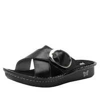 Alegria Vanya Womens Slide Sandal Shoes Ladies Slip On - Noir
