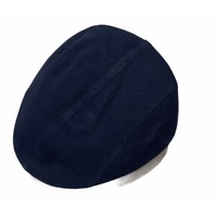Herman Men's Range Hat Made In Italy Flat Cap Ivy Pure Wool - Marine