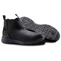 Wolverine Rigger Romeo Elastic Chelsea Steel Cap Boots Shoes Waterproof - Black