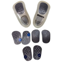 WALKFIT ORTHOTICS Insoles Walk Fit Foot Feet Support PLATINUM SILVER