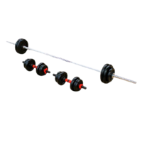 50kg Barbell & Dumbbell Set Home Gym Weights Lifting - 26mm Hole