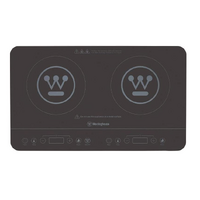 Westinghouse 2400W Twin Induction Touchscreen Cooktop / Hot plate - Black