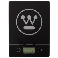 Westinghouse Electronic 5kg Kitchen LCD/Touch Scale/Weight Cooking/Baking - Black