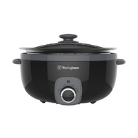 Westinghouse 3.5L Electric Slow Cooker w/ Stove Top Non-Stick Pot Cookware w/Lid