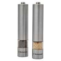 Westinghouse Electric Salt & Pepper Mill with LED Light - Stainless Steel