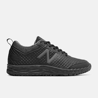New Balance Womens WID806K1 Low Top Lace Up Work Sneaker - Black