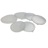 6x Wiltshire Can Sealers Clear Plastic Tin Lids W2971