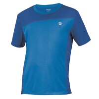 Wilson's Boys ProStaff Crew T-Shirt Top Tennis Competition Kids - Blue