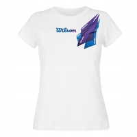 WILSON Women's Tennis Grand Slams T-Shirt Top Tee Vintage - White
