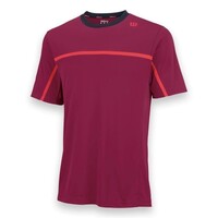 Wilson Mens Tennis Colorblock Ringer Crew Top T-Shirt Tee Gym Sports