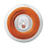 200m WILSON Revolve 16g Gauge 1.30 Tennis String Reel - Orange