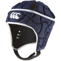 Canterbury Club Headgear Football NRL Rugby AFL Padded Helmet - Navy (Small)