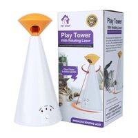 Cat Play Tower with Rotating Laser