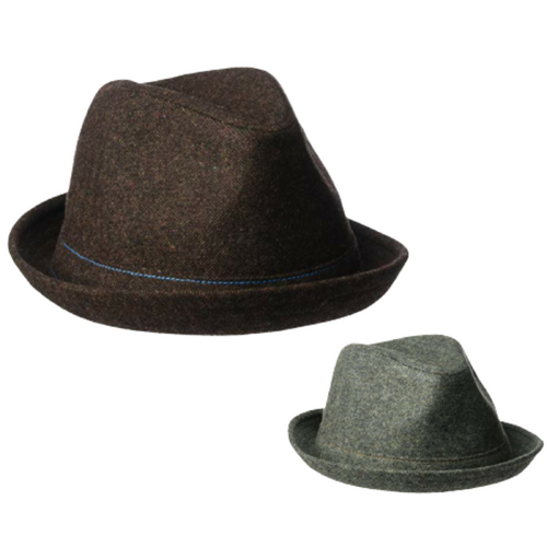 Goorin Brothers Mens The Barber Wool Blend Trilby Fedora Hat