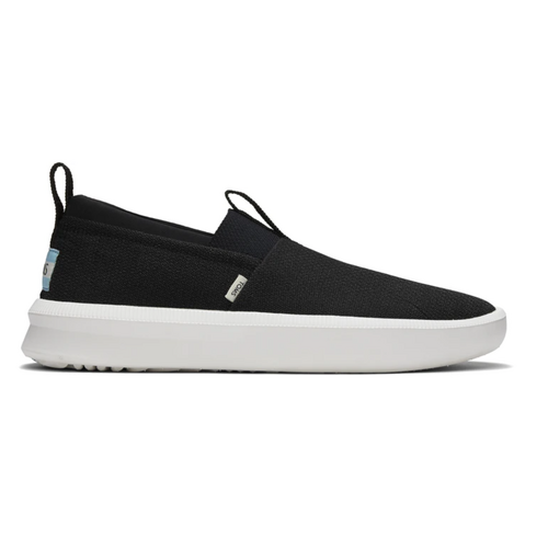 TOMS Mens Canvas Slip On Shoes Casual Sneakers Breathable Espadrilles - Black
