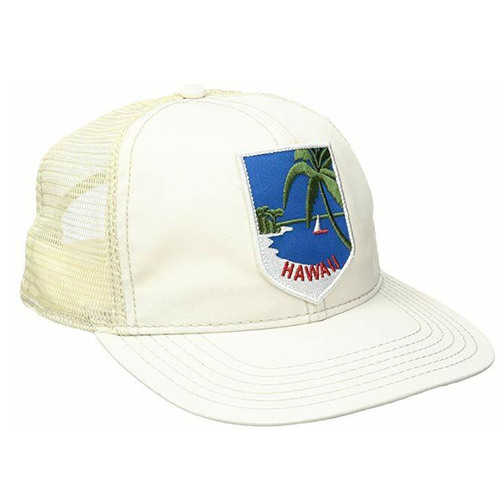Goorin Brothers Happy Place Hawaii 6-Panel Baseball Cap Hat Adjustable - Stone