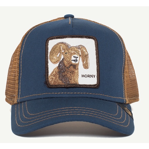 GOORIN BROTHERS Big Horn Animal Series Trucker Hat Adjustable Baseball - Navy