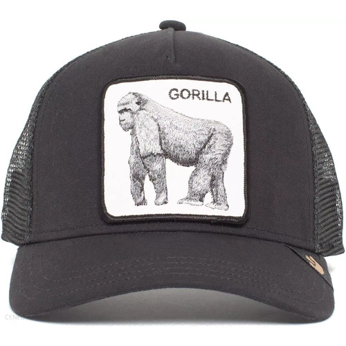 Goorin Brothers Mens Baseball Trucker Cap Hat Snapback The Gorilla - Black