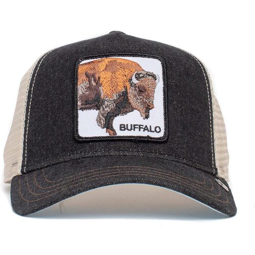 Goorin Brothers Mens Baseball Trucker Cap Hat Snapback The Buffalo - Black
