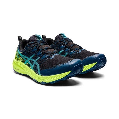 Asics Mens Fuji Lite 2 Sneakers Running Athletic Shoes Runners - Black/Ice Mint