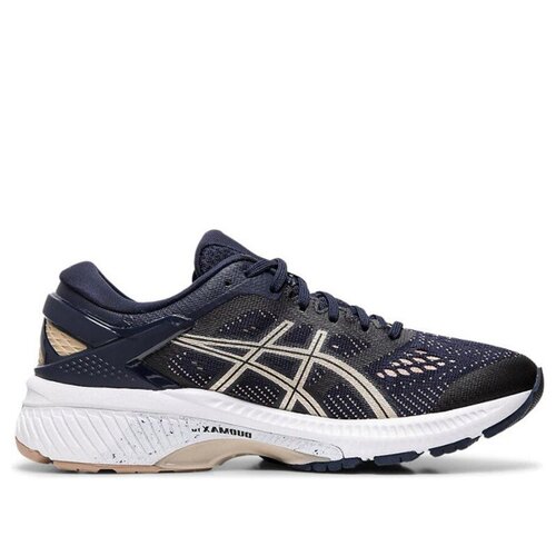 Asics Womens Gel Kayano 26 Running Shoes - Midnight/Frosted Almond
