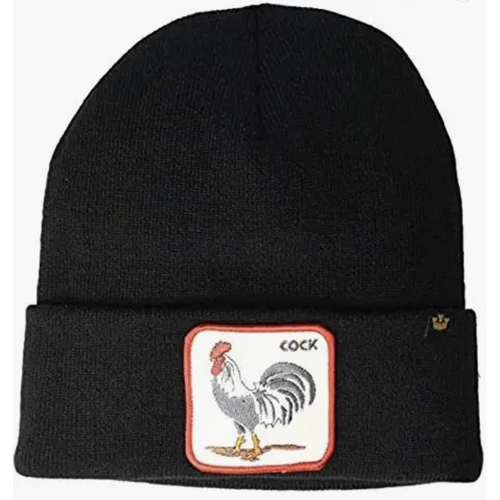 Goorin Winter Bird Beanie Hat Warm Winter Ski Animal Series - Black