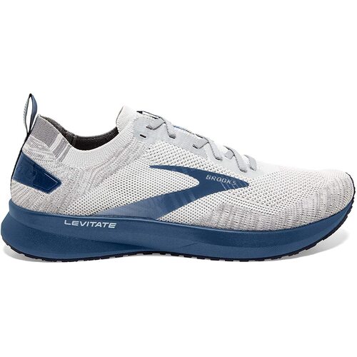 Brooks Mens Levitate 4 Sneakers Runners Shoes Athletic Running - Grey/Navy