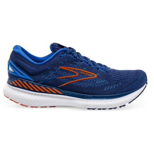 Brooks Mens Glycerin GTS 19 Sneakers Shoes Athletic Running - Blue/Orange