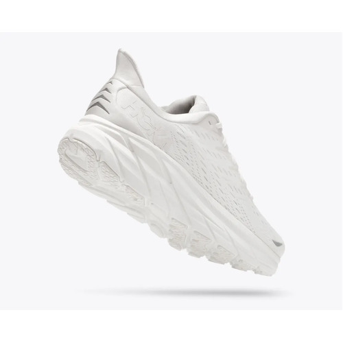Hoka Mens Clifton 8 Sneakers Runners Lighweight Shoes - White - US 13D
