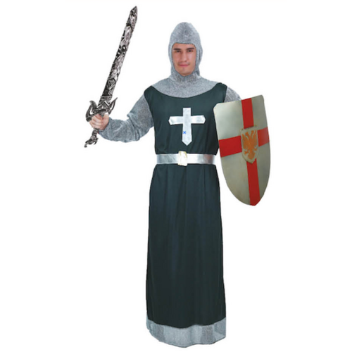 Mens Medieval Knight Costumes Warrior Halloween Cosplay Party Fancy Dress Up