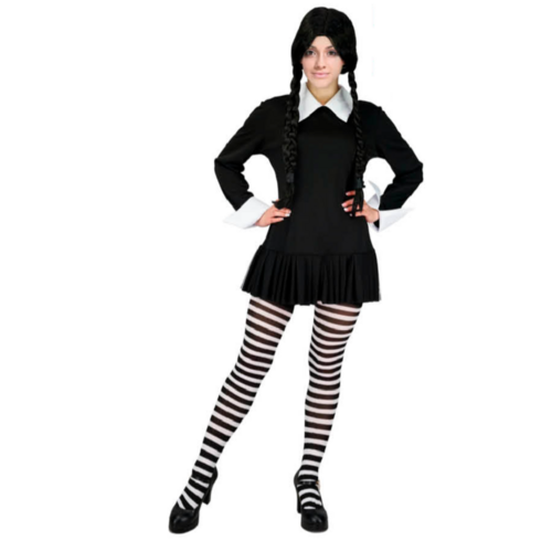 Wednesday The Addams Family Cosplay Halloween Costume Masquerade 