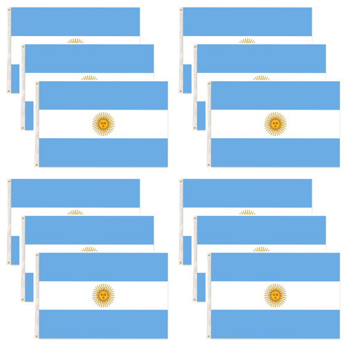 12x Argentina Country Flag Heavy Duty Argentine Argentinian - 150cm x 90cm