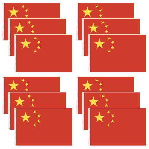 12x China Country Flag Chinese Heavy Duty CN 中国国旗 - 150cm x 90cm