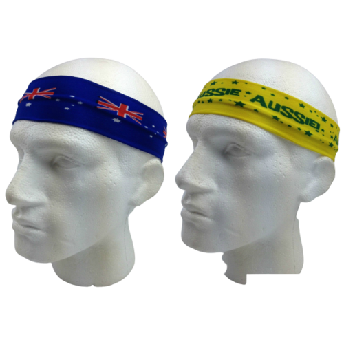 Aussie Flag Australia HEADBAND For Tennis Cricket Australia Day Costume Oz
