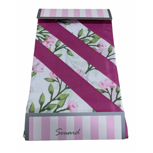 6x SEWARD Ladies Handkerchiefs Gift 100% COTTON Womens Hanky - Floral