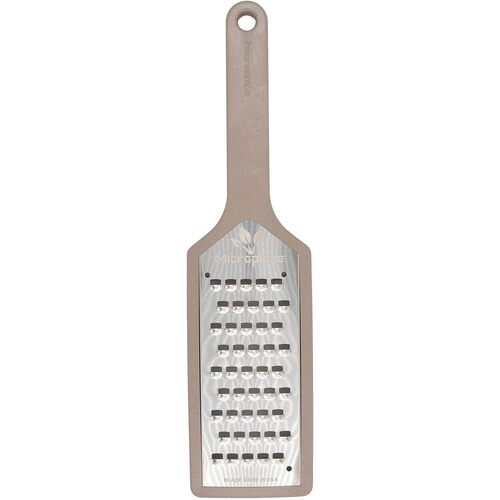 Microplane Extra Coarse Stainless Steel Grater Dover Peeler Zester - Grey