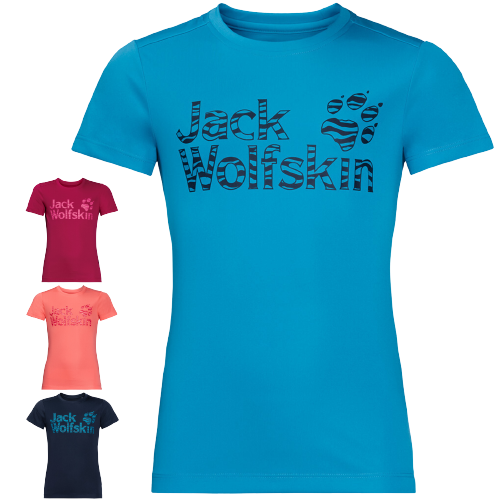 Jack Wolfskin Kids Jungle T Shirt Tee Top Sun UV Shield Shirt Childrens UPF 50+