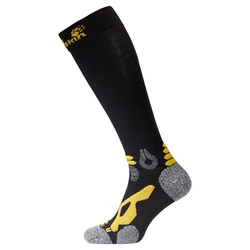 Jack Wolfskin Knee-High Trekking Merino Wool Compression Socks Hiking Warm