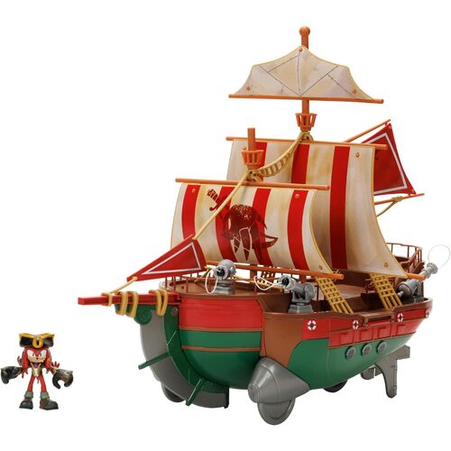 Sonic The Hedghog Prime Pirate Ship Figures Playset - 2.5 inch Size