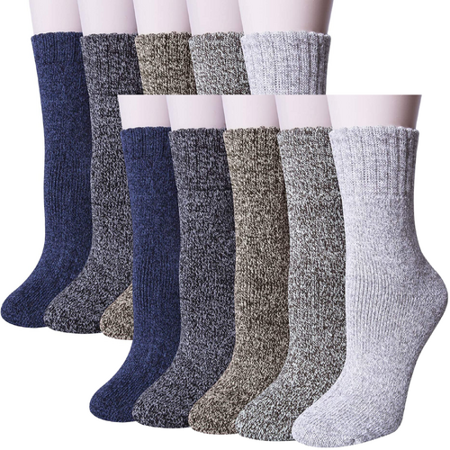 12x Womens Pairs Thick Wool Blend Work Socks Heavy Duty Outdoor Warm (EU37-EU41)