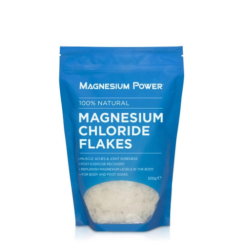 500g Mag Power Magnesium Chloride Bath Salts Flakes MgCl2