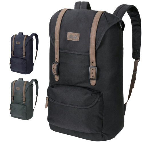 Jack Wolfskin 24 Litre Earlham Backpack Bag Travel Day Pack w Laptop Compartment