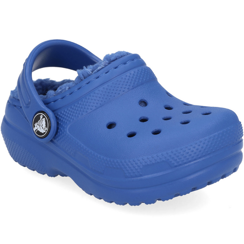 Crocs Kids Lined Clog Childrens Unisex Shoes - Blue Jean