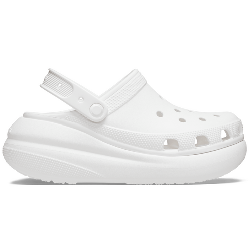 Crocs Classic Crush Platform Clogs Sandals - White